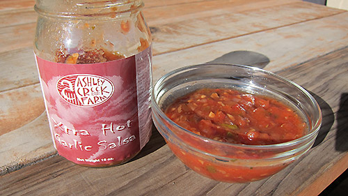 Ashley Creek Farm Extra Hot Garlic Salsa